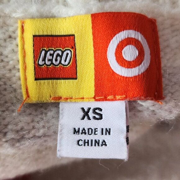 Lego X Target Brick Color Block Knit Striped Cardigan Sweater Womens XS - Picture 8 of 10